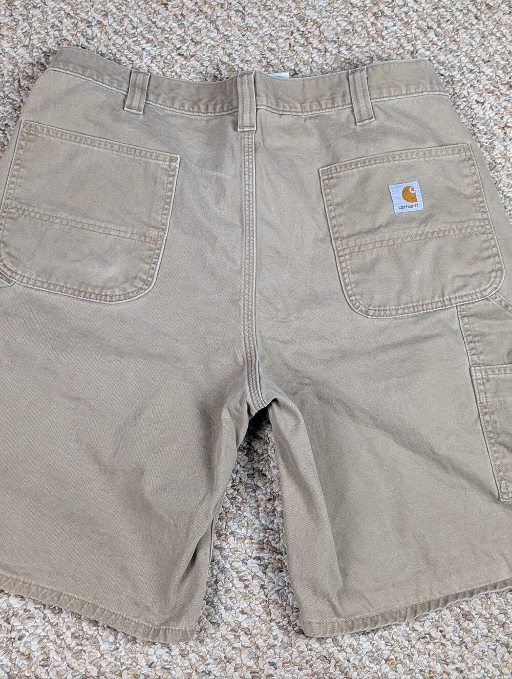 Carhartt Men's 100% Cotton Carpenter Work Shorts — Size 38
